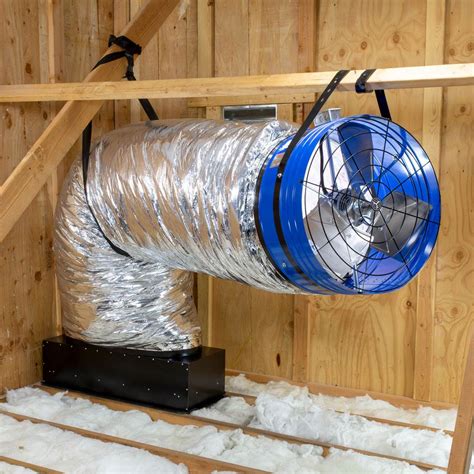 cooling house with attic fan